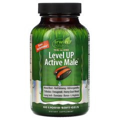 Irwin Naturals, Level Up Active Male, 60 м'яких гелевих капсул з рідиною