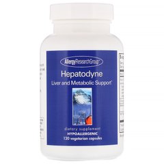 Підтримка печінки та обміну речовин, Hepatodyne, Liver and Metabolic Support, Allergy Research Group, 120 вегетаріанських капсул
