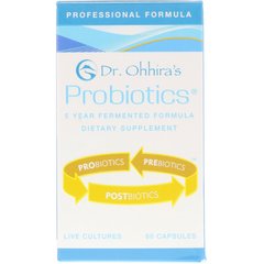 Пробиотики, совершенная формула, от профессионалов, Dr. Ohhira's, 60 капсул купить в Киеве и Украине