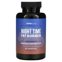 Нічний жироспалювач MAV Nutrition (Night Time Fat Burner) 60 капсул