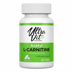 Ацетил-L-карнитин VPLab (Acetyl-L-Carnitine) 60 капсул купить в Киеве и Украине