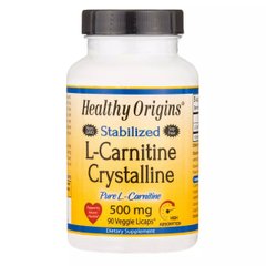 L-Карнитин Healthy Origins (L-Carnitine Crystalline) 500 мг 90 капсул купить в Киеве и Украине