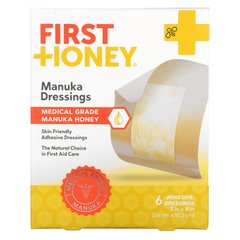 First Honey, Повязки Манука, 6 пластырей купить в Киеве и Украине