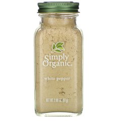 Белый перец, Simply Organic, 2.86 унции (81 г) купить в Киеве и Украине