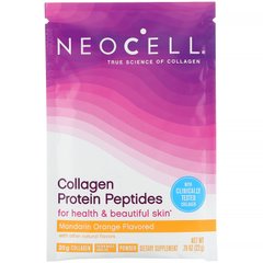 Колагенові білкові пептиди, мандарин, апельсин, Collagen Protein Peptides, Mandarin Orange, Neocell, 22 г