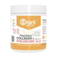 Collagen Peptides & Hyaluronic Acid - 225g Strawberry Banana Stark Pharm купить в Киеве и Украине