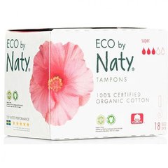 Органічні тампони Super на 3 краплі ECO BY NATY Tampons Super Digital 18 шт