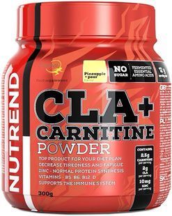 КЛА и Карнитин ананас-груша Nutrend (CLA Plus Carnitine Powder) 300 г купить в Киеве и Украине