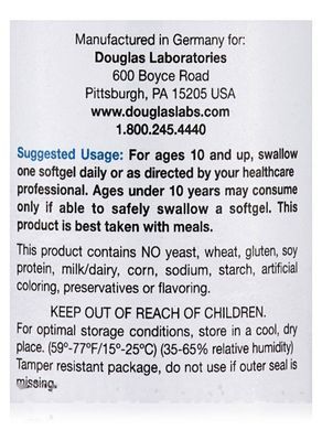 Fish Oil Soothing for Teens Douglas Laboratories (Quell Fish Oil Junior) 60 soft capsules