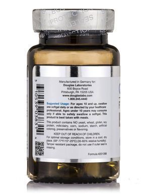 Fish Oil Soothing for Teens Douglas Laboratories (Quell Fish Oil Junior) 60 soft capsules