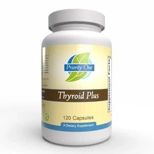 Щитовидная железа 65 мг + питательные вещества Priority One (Thyroid Plus) 120 капсул купить в Киеве и Украине