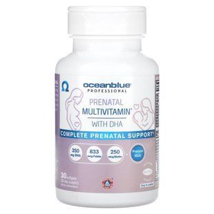 OceanBlue, Professional, Prenatal Multivitamin with DHA, 30 Softgels купить в Киеве и Украине