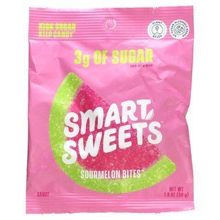 Леденцы, Sourmelon Bites, SmartSweets, 50 г купить в Киеве и Украине