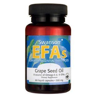 Swanson Grape Seed Oil 500 mg 60 capsules