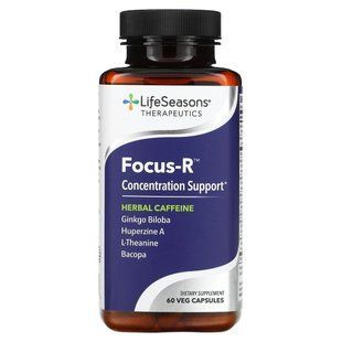 Neuro-T, поддержка мозга для концентрации внимания, LifeSeasons, 60 вегетарианских капсул купить в Киеве и Украине