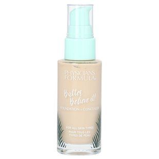 Physicians Formula, Butter Believe It!, Foundation + Concealer, 1711757 Light, 1 fl oz (30 ml) купить в Киеве и Украине