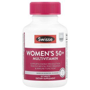 Мультивитамины для женщин 50+ Swisse (Women's 50+ Multivitamin) 60 таблеток купить в Киеве и Украине