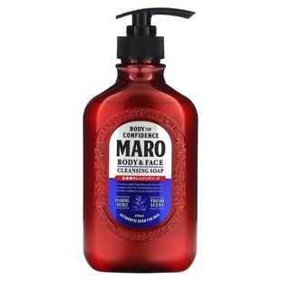 Maro, Body & Face Cleansing Soap, Fresh, 15.2 fl oz (450 ml) купить в Киеве и Украине