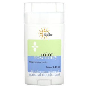 Дезодорант для тела розмарин и мята Earth Science (Deodorant) 70 г купить в Киеве и Украине
