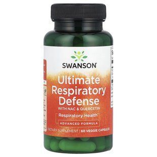 Swanson, Ultimate Respiratory Defense with NAC & Quercetin, 60 Veggie Capsules купить в Киеве и Украине