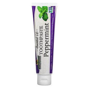 Toothpaste with essential oil, peppermint, Natures Answer, 8 oz.