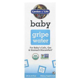 Водичка від дитячих коліків Garden of Life (Baby Gripe Water) 120 мл