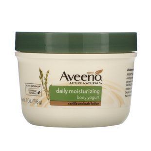 Natural active components, moisturizing body yogurt, for daily use, Aveeno, 7 fluid ounces (198 g)