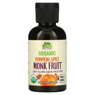 Архат жидкий подсластитель с нулевой калорийностью Now Foods (Organic Monk Fruit Zero-Calorie Liquid Sweetener) 53 мл купить в Киеве и Украине