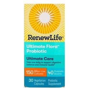 Пробиотик Renew Life (Ultimate Flora Probiotic) 150 млрд КОЕ 30 капсул купить в Киеве и Украине