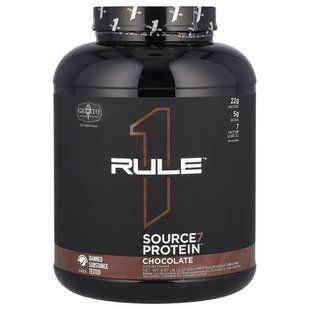 Rule One Proteins, Source7 Protein Powder Drink Mix, Chocolate, 4.97 lb (2.25 kg) купить в Киеве и Украине