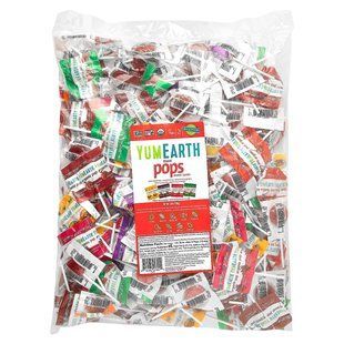 Леденцы с разными фруктовыми вкусами органик YumEarth (Pops) 119.1 г купить в Киеве и Украине