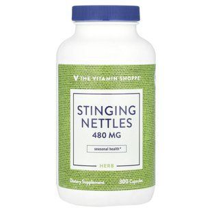 The Vitamin Shoppe, Stinging Nettles, 480 mg, 300 Capsules купить в Киеве и Украине