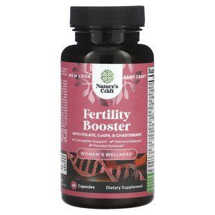 Nature's Craft, Women's Wellness, Fertility Booster with Folate, CoQ10, & Chasteberry, 60 Capsules