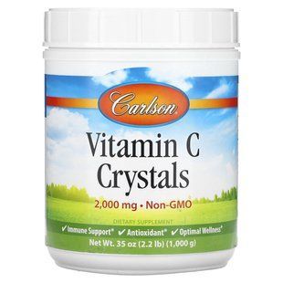 Витамин С в кристаллах Carlson Labs (Vitamin C) 1000 г купить в Киеве и Украине