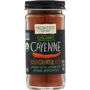 Кайенский перец органик Frontier Natural Products (Cayenne) 48 г купить в Киеве и Украине