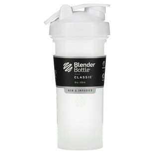 Бутылка, классическая с петелькой, белый, Blender Bottle, 828 мл купить в Киеве и Украине