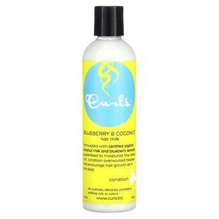 Curls, Blueberry & Coconut Hair Milk, 8 fl oz (236 ml) купить в Киеве и Украине