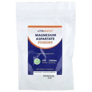 Vitamatic, аспартат магния в порошке, 250 г (8,8 унции) купить в Киеве и Украине