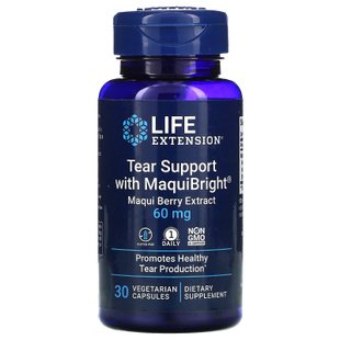 Защита глаз ягодный экстракт Life Extension (Tear Support) 60 мг 30 капсул купить в Киеве и Украине