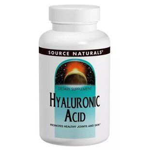 Гиалуроновая кислота Source Naturals (Hyaluronic Acid) 100 мг 60 таблеток купить в Киеве и Украине