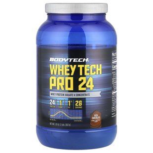 BodyTech, Whey Tech Pro 24, Rich Chocolate, 2 lbs (907 g) купить в Киеве и Украине