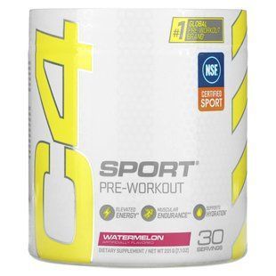 C4 Sport, Предтренировочная формула, Арбуз, Cellucor, 9,5 унц. (270 г) купить в Киеве и Украине