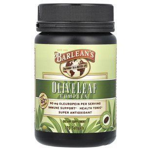 Barleans, Olive Leaf Complex, 120 soft tablets