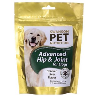 Расширенный Бедро и Сустав для Собак, Advanced Hip & Joint for Dogs, Swanson, 315 грам купить в Киеве и Украине