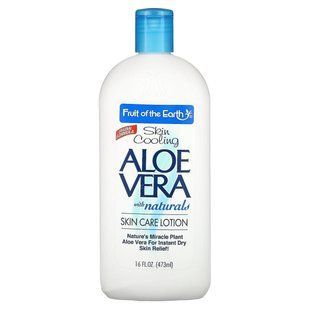 Fruit of the Earth, Skin Care Lotion, Aloe Vera with Naturals, 16 fl oz (473 ml) купить в Киеве и Украине