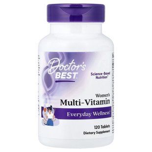 Doctor's Best, мультивитамины для женщин, 120 таблеток купить в Киеве и Украине