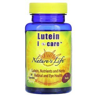 Nature's Life, Lutein I Care, 30 Capsules купить в Киеве и Украине