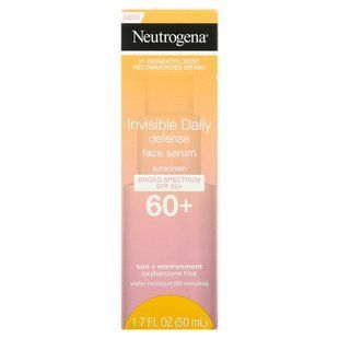 Neutrogena, солнцезащитная сыворотка, ежедневная невидимая защита, SPF&nbsp;60+, 50&nbsp;мл (1,7&nbsp;жидк.&nbsp;унции) купить в Киеве и Украине
