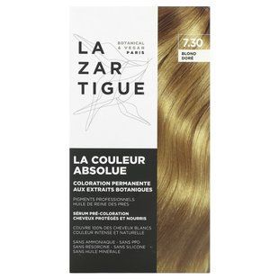 Lazartigue, Permanent Haircolor with Botanical Extracts, 7.30 Golden Blond, 1 Application купить в Киеве и Украине