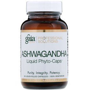 Ашвагандха Gaia Herbs Professional Solutions (Ashwagandha) 60 капсул купить в Киеве и Украине